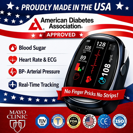 Non-Invasive Smart Blood Sugar Tracking Device 99.9% Accuracy