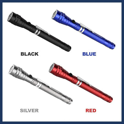 Multifunctional Telescopic Magnetic Flashlight