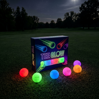 LED Golf Balls - 6 Colours
