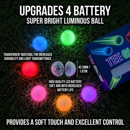 LED Golf Balls - 6 Colours