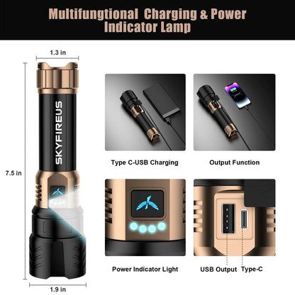 High-brightness LED Flashlight