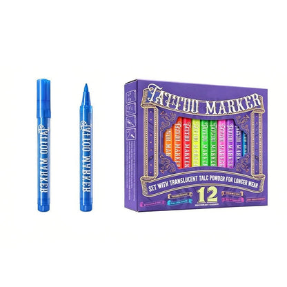 Novocanvas Glow Party Tattoo Pens