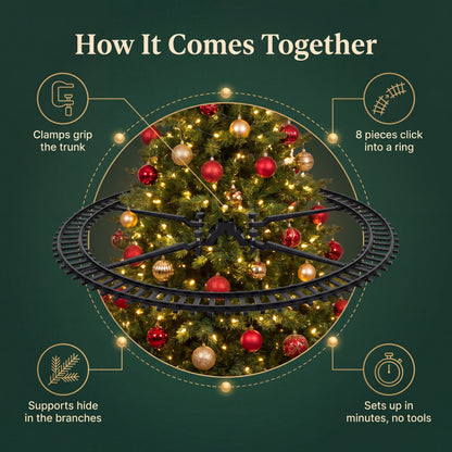 Christmas Tree Train Set