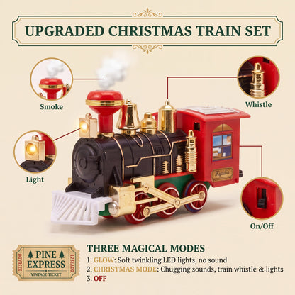 Christmas Tree Train Set