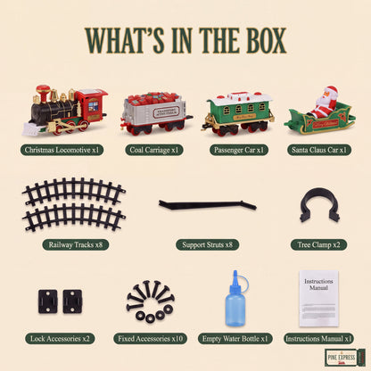 Christmas Tree Train Set