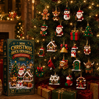 🎄24-Day Mini Christmas Ornament Advent Calendar