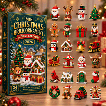 🎄24-Day Mini Christmas Ornament Advent Calendar