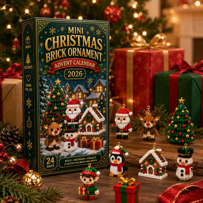 🎄24-Day Mini Christmas Ornament Advent Calendar