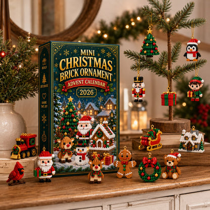 🎄24-Day Mini Christmas Ornament Advent Calendar