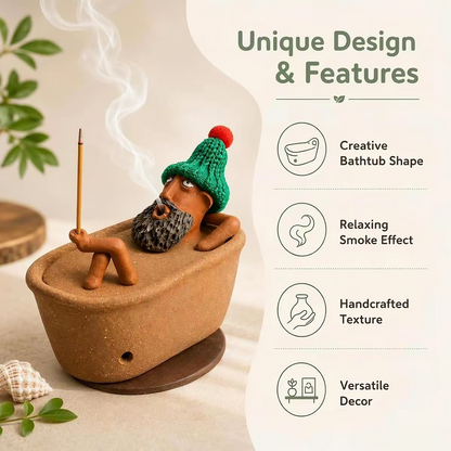 Handmade Bathtub Incense Burner