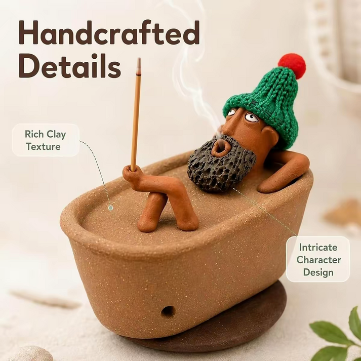 Handmade Bathtub Incense Burner