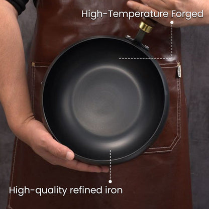 🍳 26cm Uncoated Iron Pot | Lid Option