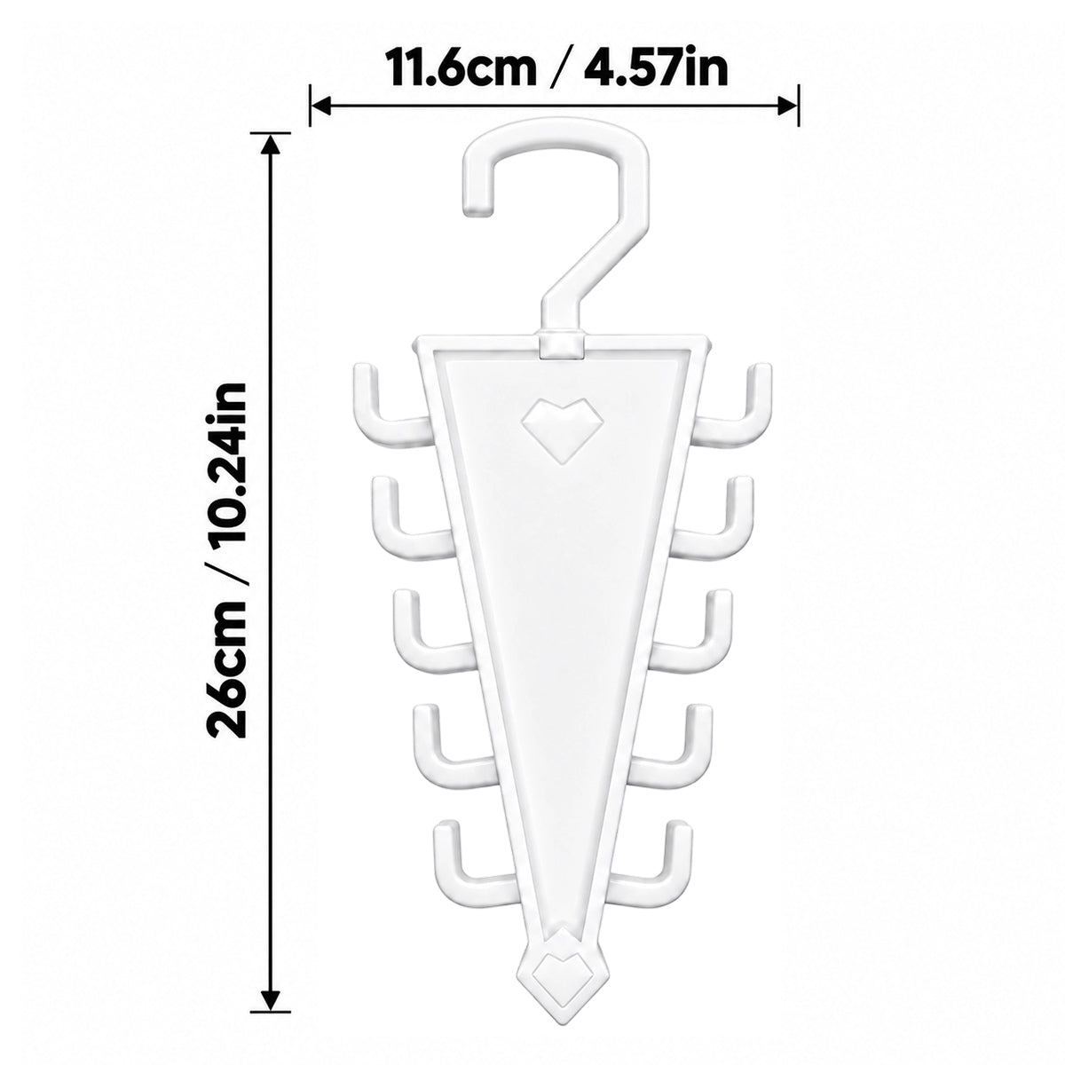 Rotating V-Shaped Accessory Hanger